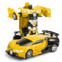 Машинка трансформер на радиоуправлении AToys Bugatti-Robot 1:18 световые эффекты