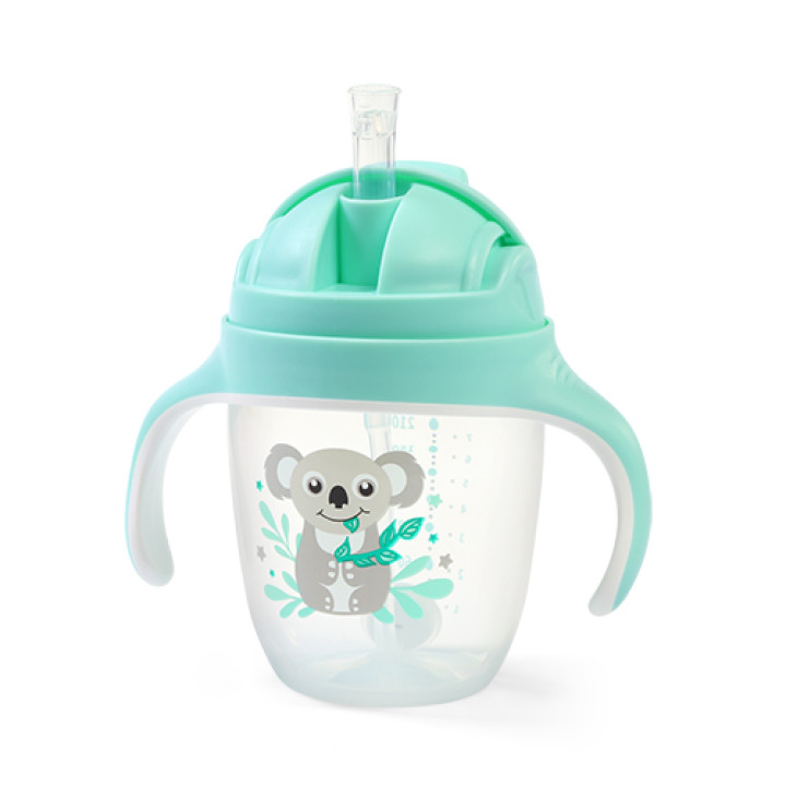 Поїльник з трубочкою-непроливайкою Babyono 240 мл для малюків від 6 місяців