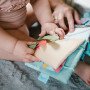 Мягкая сенсорная книга шуршалка Морской мир для новорожденных