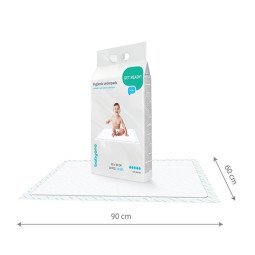 Пеленки одноразовые 60*90 см 10 шт гигиенические, непромокаемые ТМ Babyone (Польша)