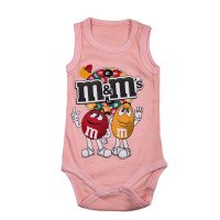 Боди майка Розовый "M&M’s" для девочек