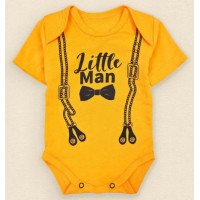 Боди футболка для мальчиков Little Man Оранжевый