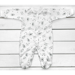 Человечки Футер Milk Молочный для малышей