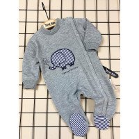 Чоловічок Murat Baby Сірий Слоник  80  розмір Інтерлок для малюків 12 місяців