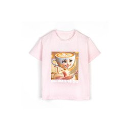 Футболка на девочку 3-4-5-6-7-8-9-10-11-12 лет Вallerina Cappuccina