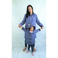 Плащи Family look "Котики": взрослый 350, детский 200. 550 за 2!