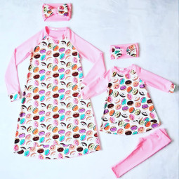 Family look "Пончики". Размеры: взрослый XS, детский 92. 600 грн за 2!
