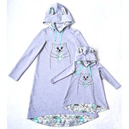 Фемили лук "Котики". Размеры М, 98. 850 грн за 2!