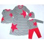 Набір Family look "Червона зірка" Розмір для мами XS, S для дочки 86, для сина 92