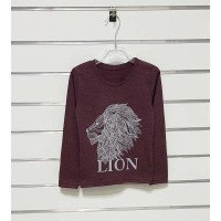 Літній Гольф Lion Бордовий Кулір 110 116 розміри на дівчинку 4 5 6 років