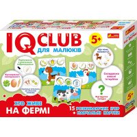 IQ-club для малюків. Навчальні пазли. Хто живе на фермі