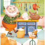 Різдвяна метушня -  картонная книга с окошками для малышей 3-4-5-6 лет