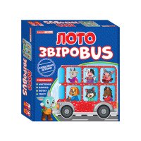 Настольная игра "Лото. ЗвiроBUS" для малышей 