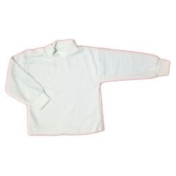 Детские белые гольфы из тонкой ткани из кулира Размеры 86