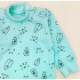 Утеплений комплект одягу Milk Ментоловий для малюків