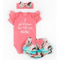 Літній одяг для малюків дівчаток 9-12 місяців MAMA 