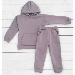 Флисовый костюм фиолетовый на девочку 2-3-4-5-6-7 лет