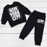 Костюм New York Футер Черный 86 для мальчиков
