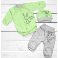  Теплий з футера комплект одягу для малюків Little Bunny