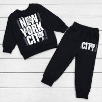 Костюм New York Футер Черный 86 для мальчиков