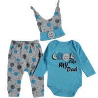 Тонкий комплект 68 розмір Miniworld Cool like my Dad на хлопчика 3-6 місяців