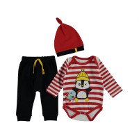 Комплект дитячого одягу (шапочка+боді+штани) Minoworld 74 розмір для малюків 6-9 місяців