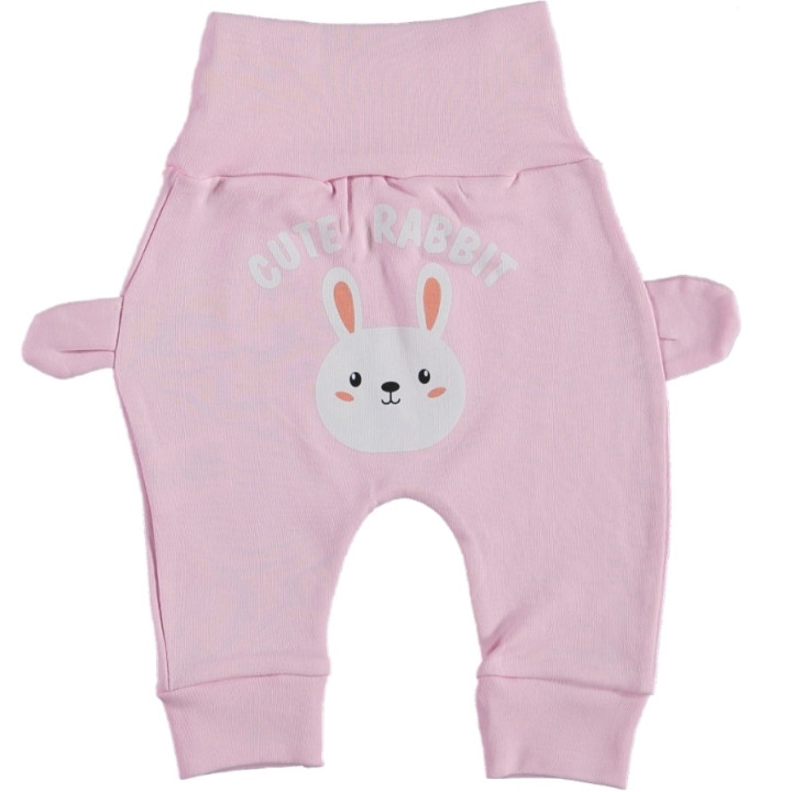 Штанишки Cute Rabbit Розовые 80 размер на девочку до года