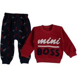 Детский костюм Mini Boss 9-12 месяцев 74 размер двунитка