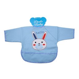 Cлюнявчик с рукавами и карманом Dodo Baby для мальчиков
