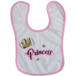 Непромокаемый слюнявчик Princess Babytone для девочек