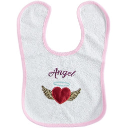 Непромокаемый слюнявчик детский Angel Babytone для девочек
