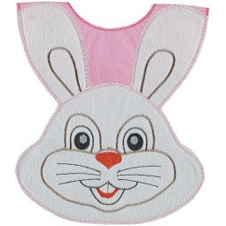 Детский слюнявчик Babytone Зайчик для девочек