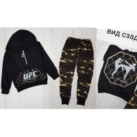 Спортивный костюм для мальчика UFC Камуфляж Двунитка, 98 104 размер на 2 3 4 года