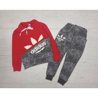 Спортивный костюм Adidas Двунитка 110 размер для девочек