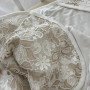 Летняя крыжма с кружевом для крещения "Ажур" + подушечка, мешочек, салфетка