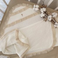 Махровая крыжма "Сокровище" для крещения 75*100 см