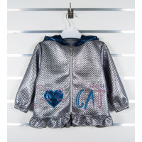 Тонкая детская куртка куртка на девочку 86 размеры "Love Cat" 