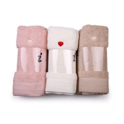 Махрові маленькі рушники 35 * 75 см Love