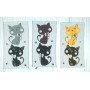 Кухонные полотенца из льна с котами. Размеры - 25*50 см