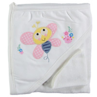 Полотенце уголок для новорожденных девочек Baby Line 80*85 см