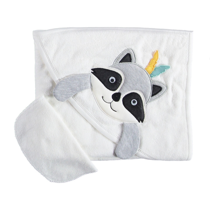 Детское махровое полотенце Baby Line Уголок 80*85 см