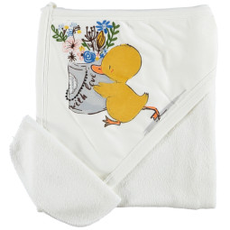 Полотенце Baby Line Цыпленок 80*85 см Уголок Махровое Детское