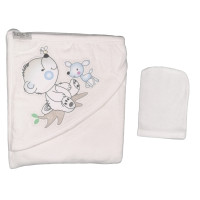 Полотенце махровое детское Bebe`s Молочный Размер 80*80 см