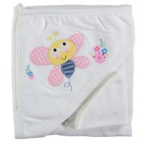 Полотенце уголок для новорожденных девочек Baby Line 80*85 см