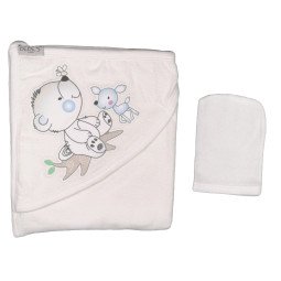 Рушник махровий дитячий Bebe`s Молочний Розмір 80 * 80 см