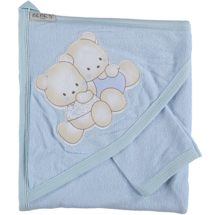 Рушник дитячий Bebe`s 80 * 80 см Махровий куточок для хлопчиків