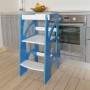 Башня Монтессори складная для мальчиков ChildWood - Tower Голубой + белый