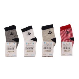 Тонкие носочки Yetis socks на мальчика 0-12 месяцев