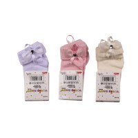 Тонкие нарядные носочки Yetis baby на девочку 0- 6-12 месяцев