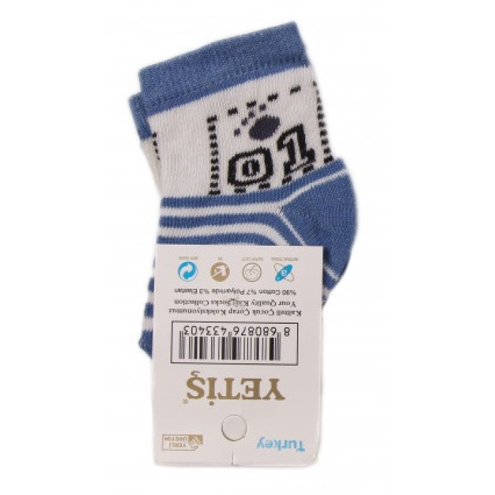 Тонкі шкарпетки Yetis socks на новонародженого хлопчика